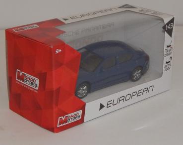 PORSCHE PANAMERA blau 1:43 NEU OVP